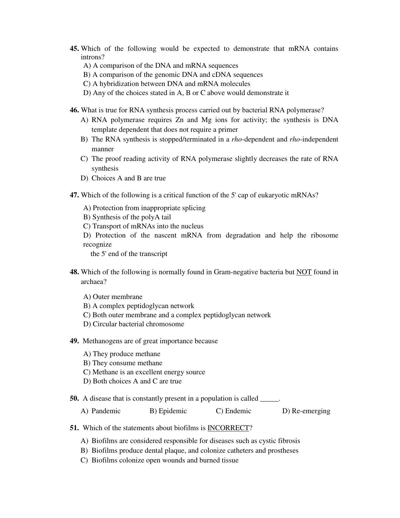 PU CET PG 2017 Question Paper - Page 258