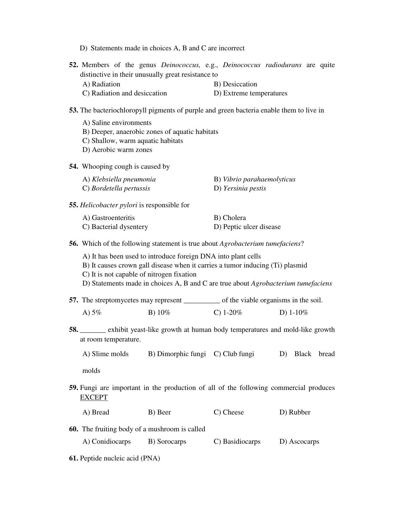 PU CET PG 2017 Question Paper - Page 259