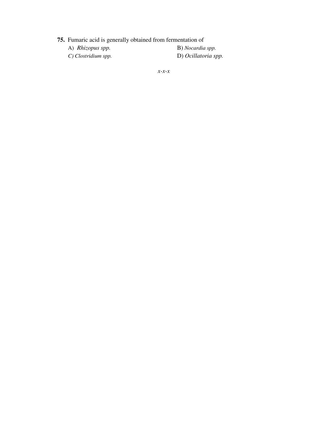 PU CET PG 2017 Question Paper - Page 262