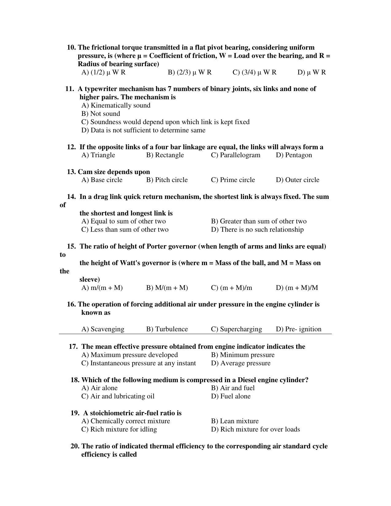 PU CET PG 2017 Question Paper - Page 264