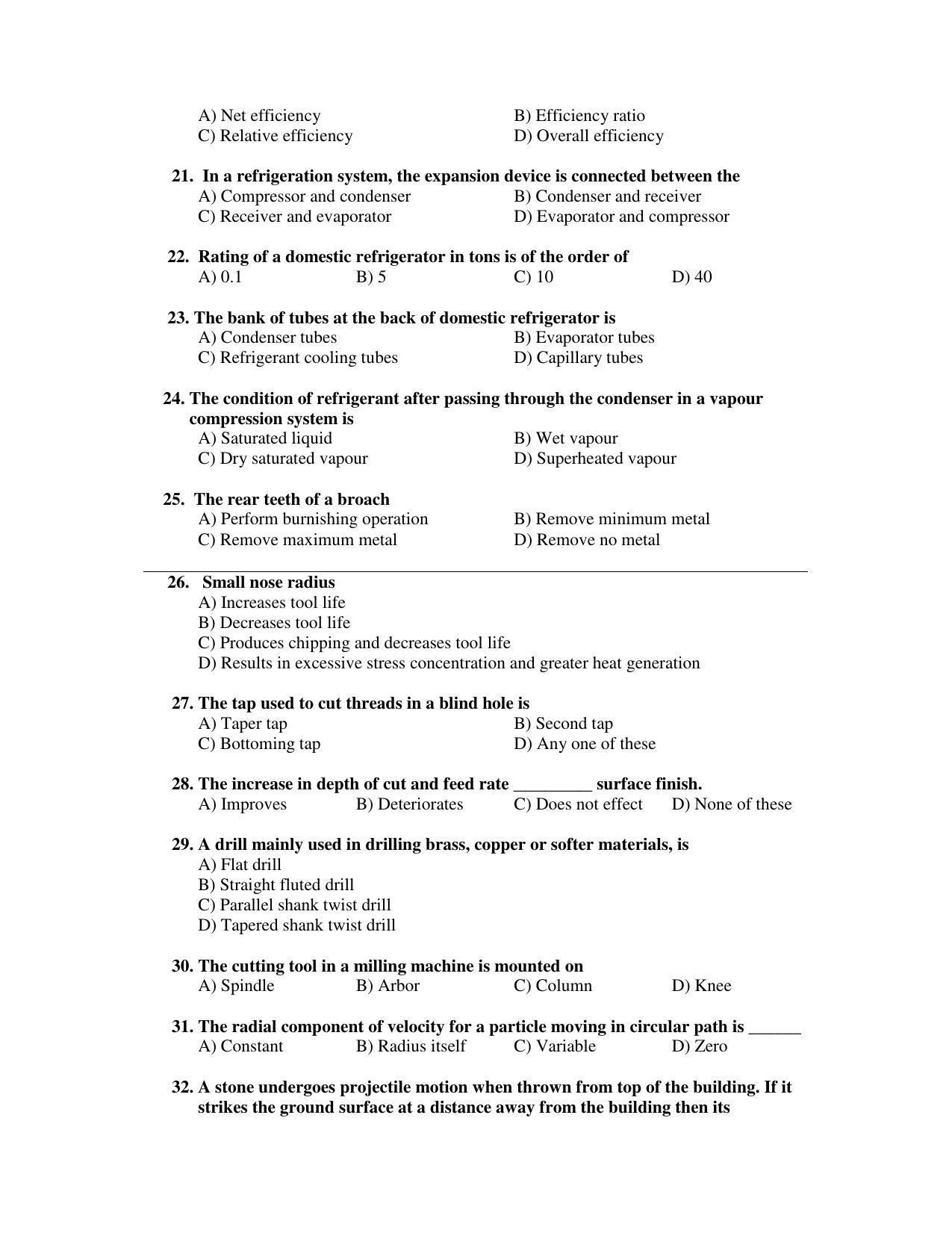 PU CET PG 2017 Question Paper - Page 265