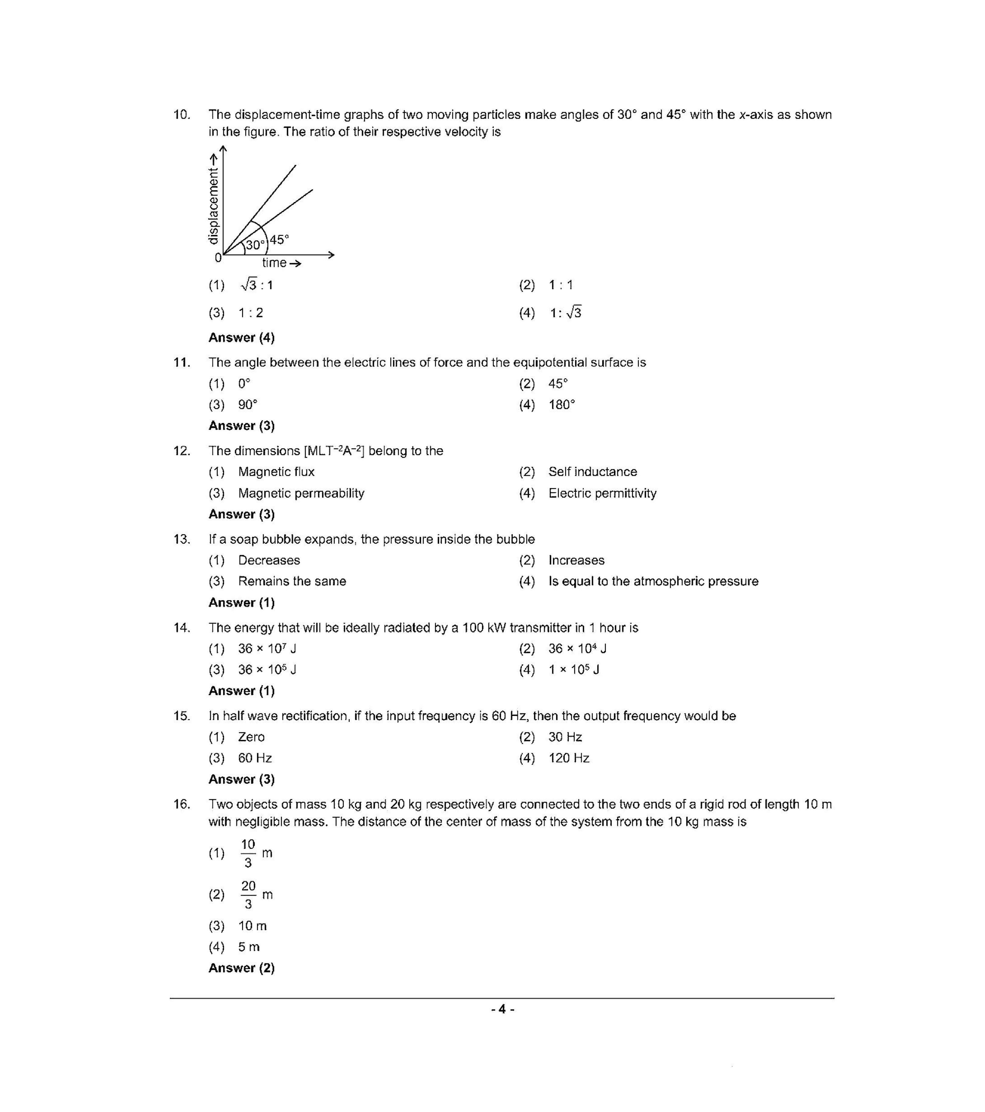 NEET Q5 2022 Question Paper - Page 3