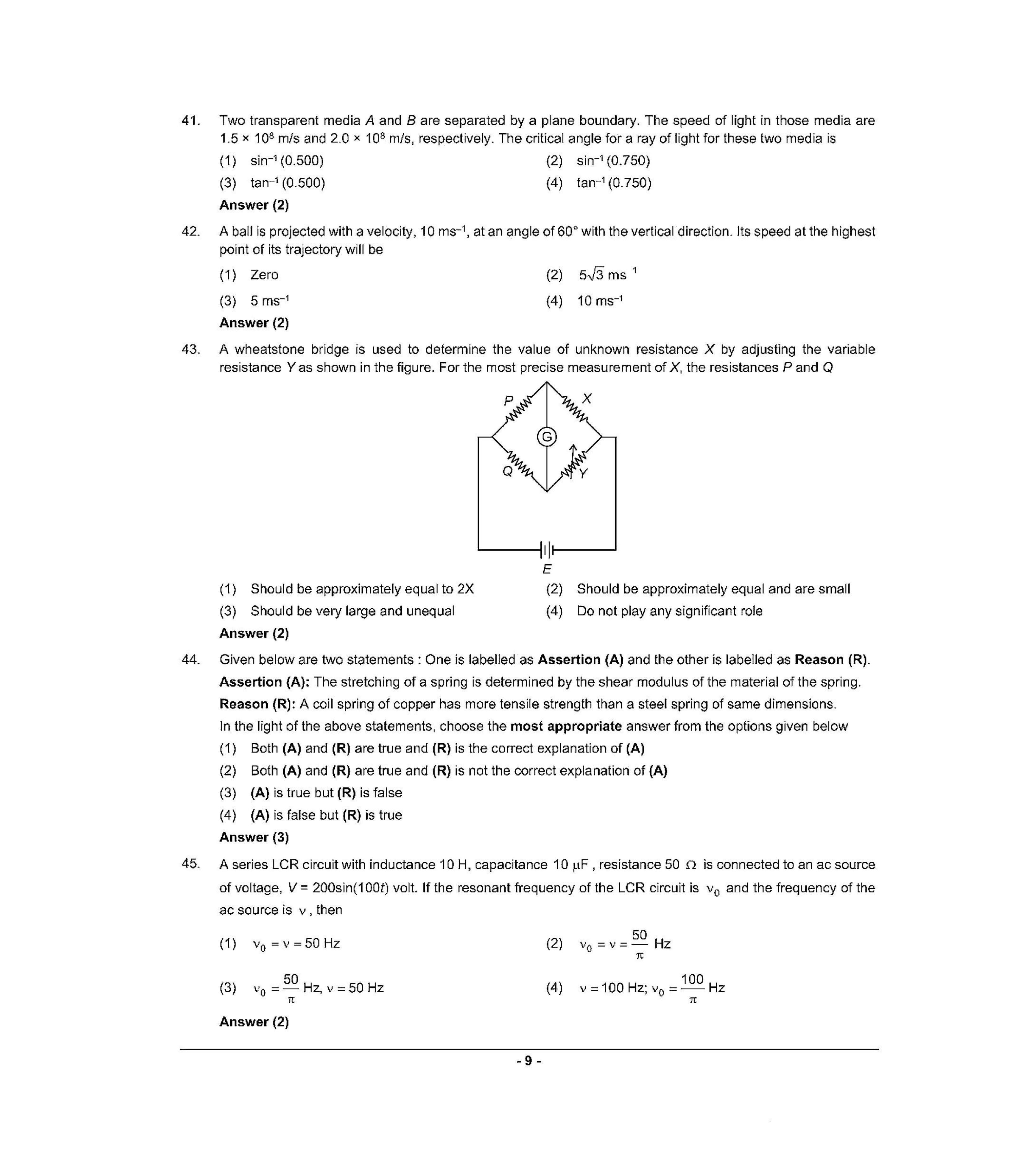NEET Q5 2022 Question Paper - Page 8