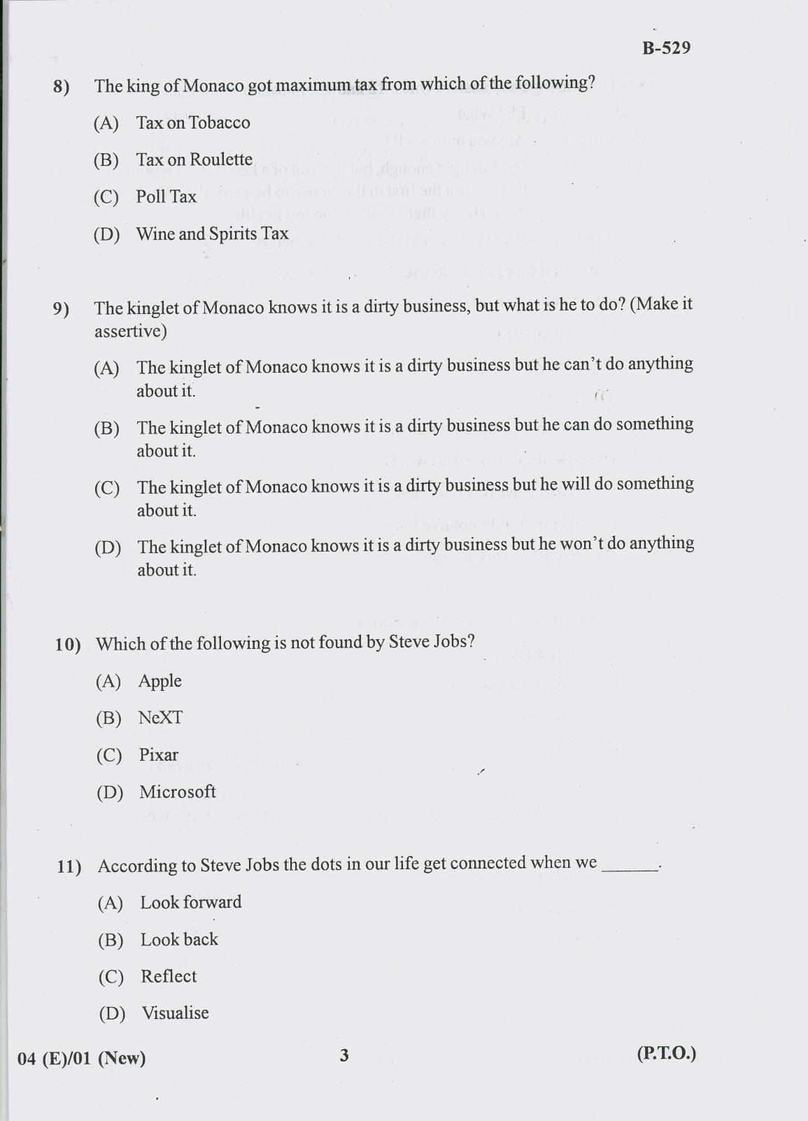 Gujarat Board Class 10th Question Paper 2018 - 04 (English F.L) English New Course ( 10th ENG MED) - Page 3