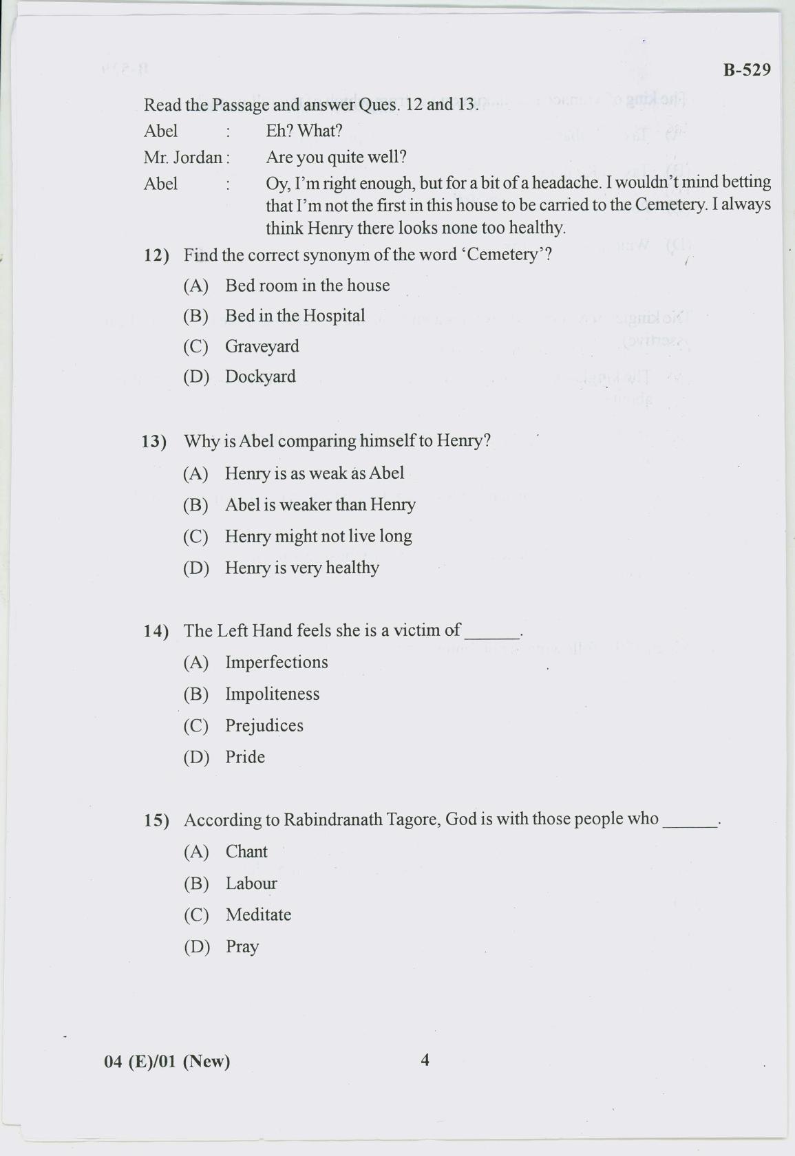 Gujarat Board Class 10th Question Paper 2018 - 04 (English F.L) English New Course ( 10th ENG MED) - Page 4