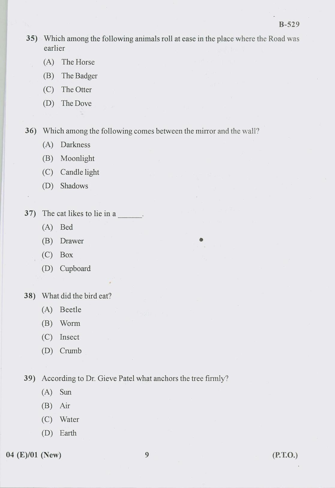 Gujarat Board Class 10th Question Paper 2018 - 04 (English F.L) English New Course ( 10th ENG MED) - Page 9