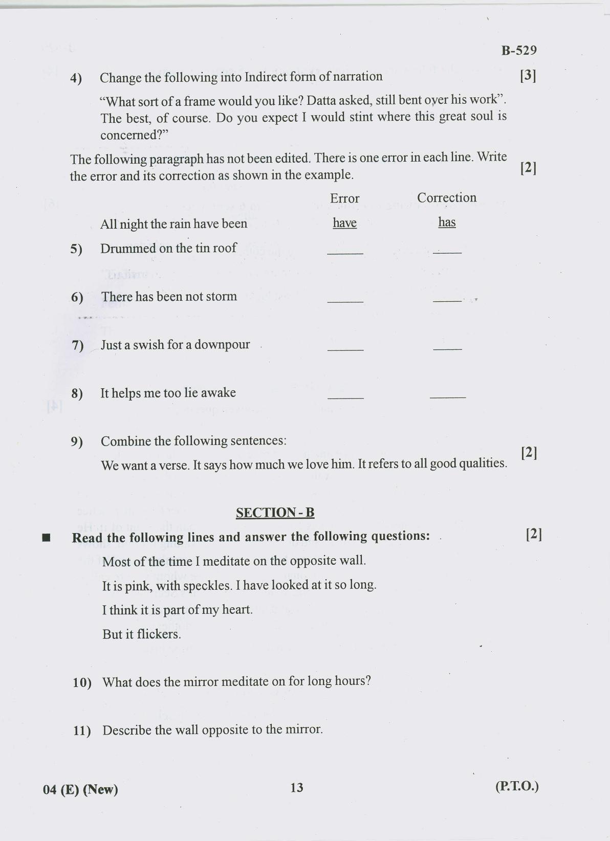 Gujarat Board Class 10th Question Paper 2018 - 04 (English F.L) English New Course ( 10th ENG MED) - Page 13