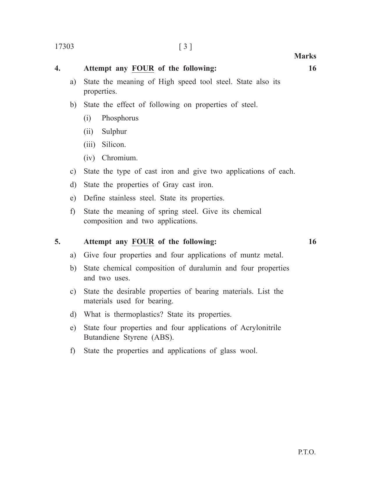 MSBTE Winter Question Paper 2019 - English and Communication Skills - Page 3