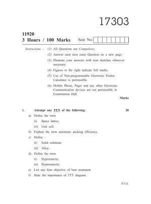 MSBTE Winter Question Paper 2019 - English and Communication Skills