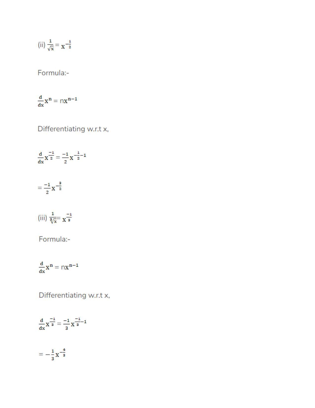 Chapter 28: Differentiation: RS Aggarwal Class 11 Solutions - Page 3