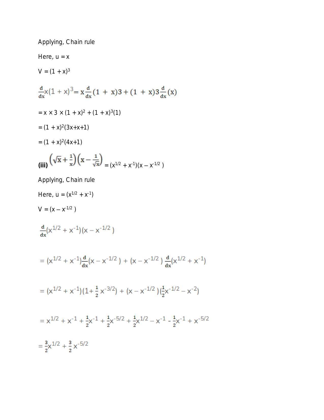 Chapter 28: Differentiation: RS Aggarwal Class 11 Solutions - Page 12
