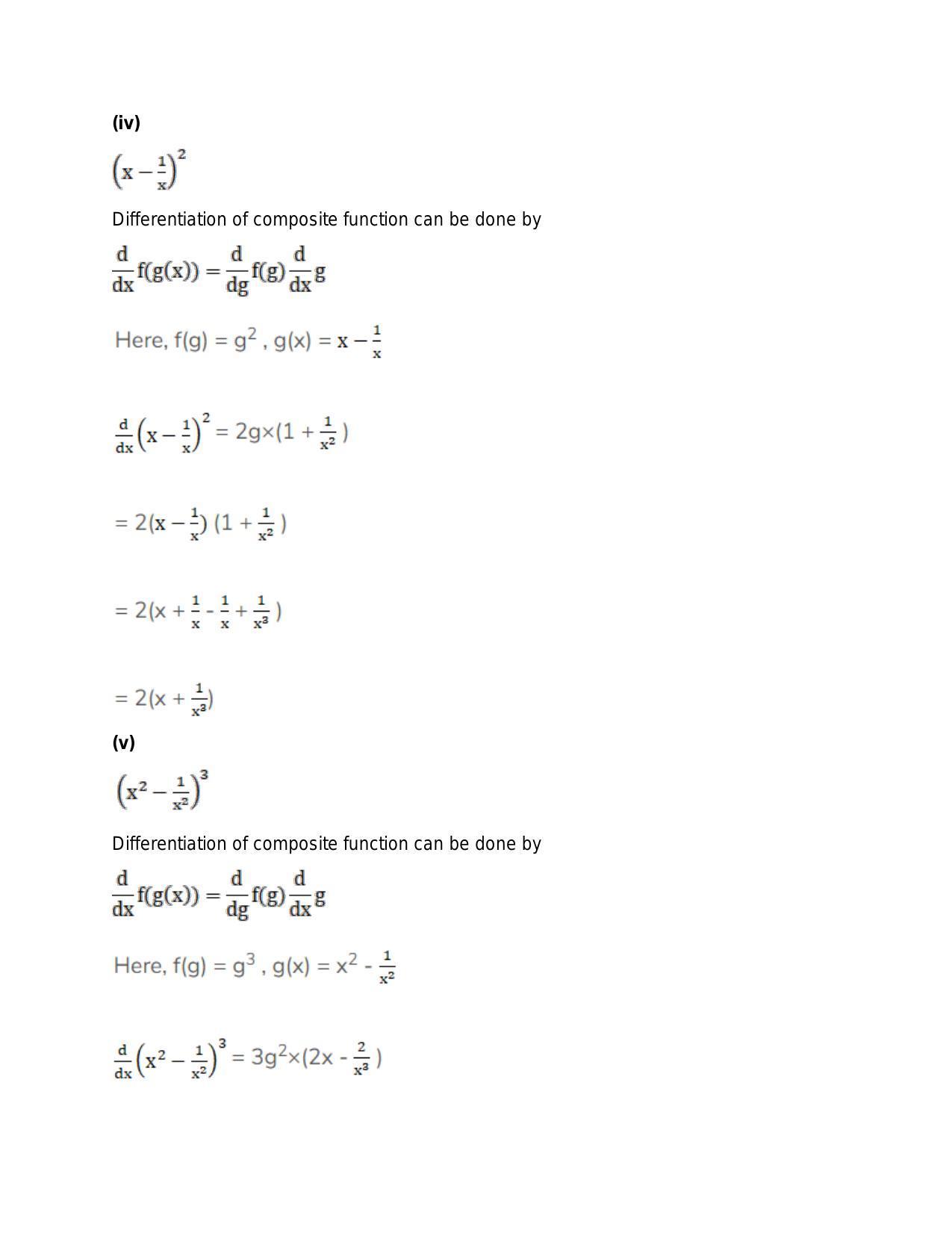 Chapter 28: Differentiation: RS Aggarwal Class 11 Solutions - Page 13