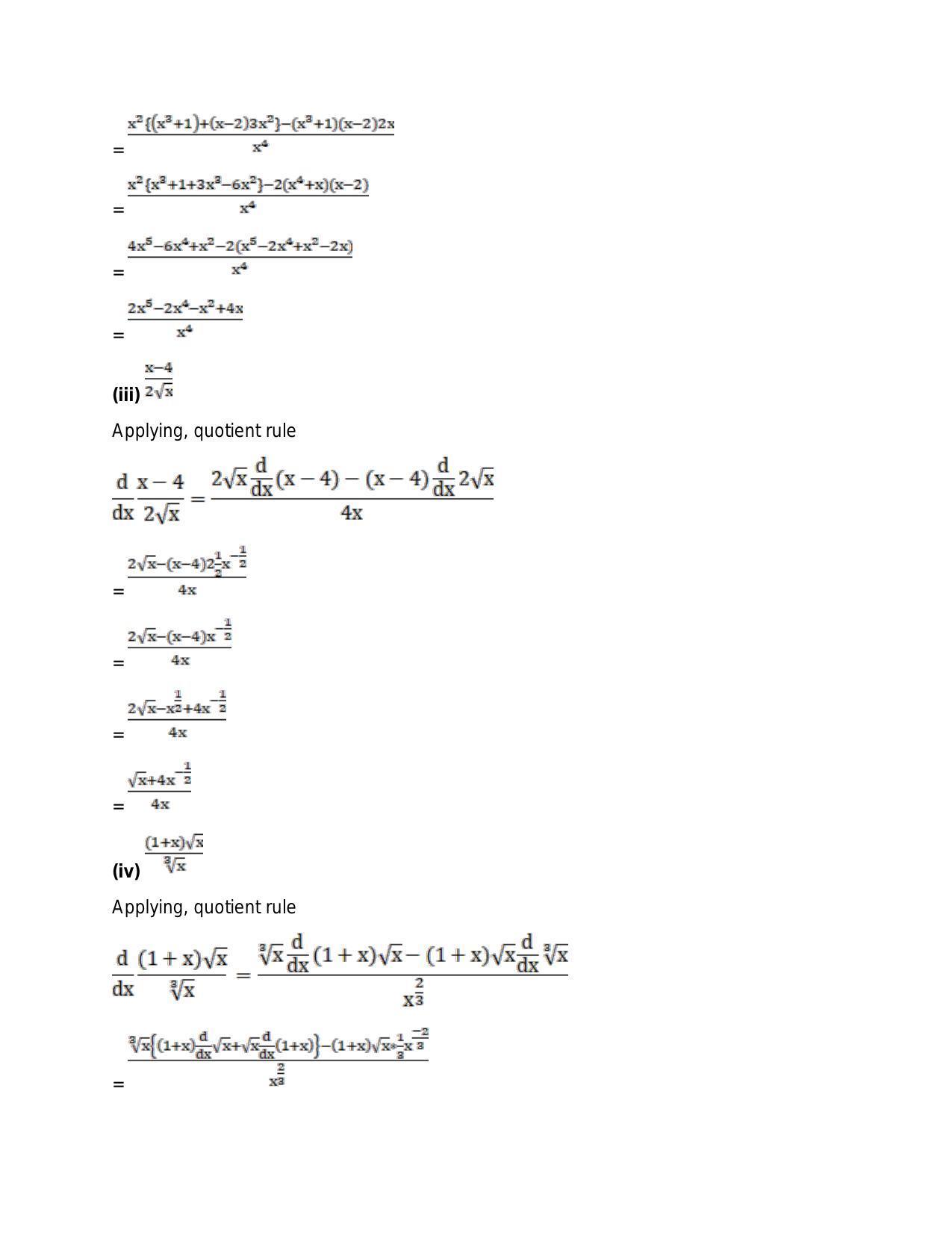 Chapter 28: Differentiation: RS Aggarwal Class 11 Solutions - Page 16