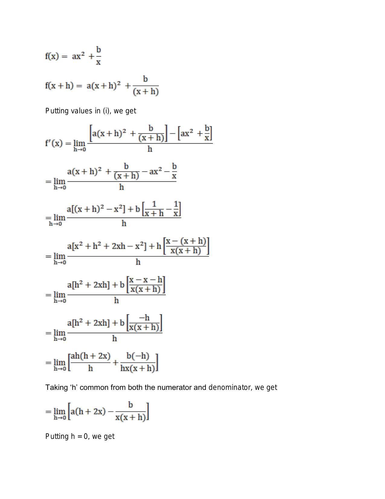 Chapter 28: Differentiation: RS Aggarwal Class 11 Solutions - Page 25