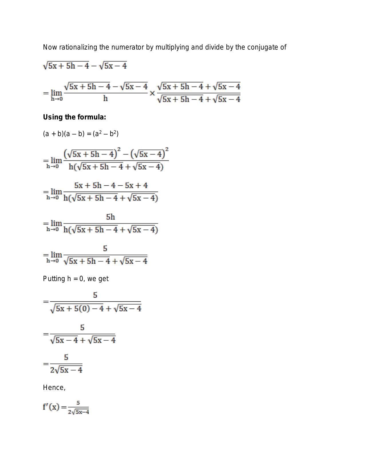 Chapter 28: Differentiation: RS Aggarwal Class 11 Solutions - Page 34
