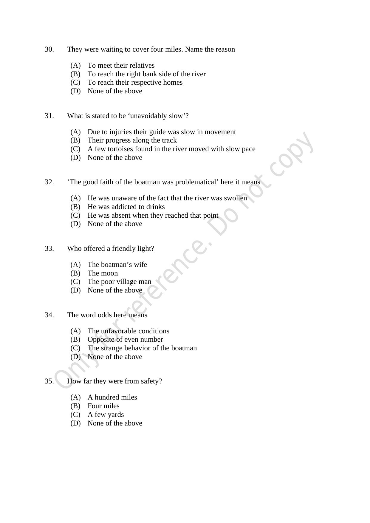 CUSAT CAT 2021 IP IPR (Ph.D) Question Paper - Page 10