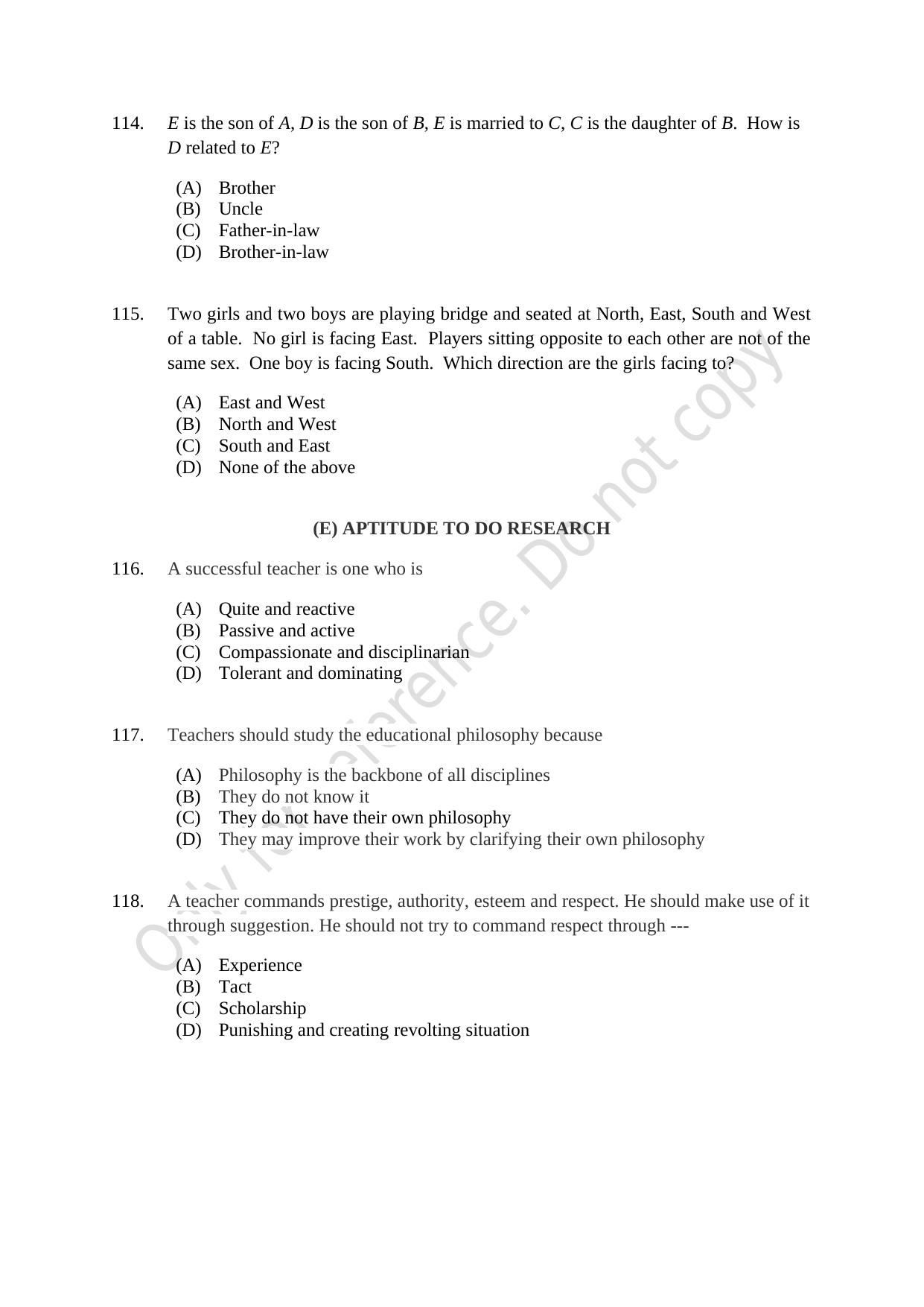 CUSAT CAT 2021 IP IPR (Ph.D) Question Paper - Page 28
