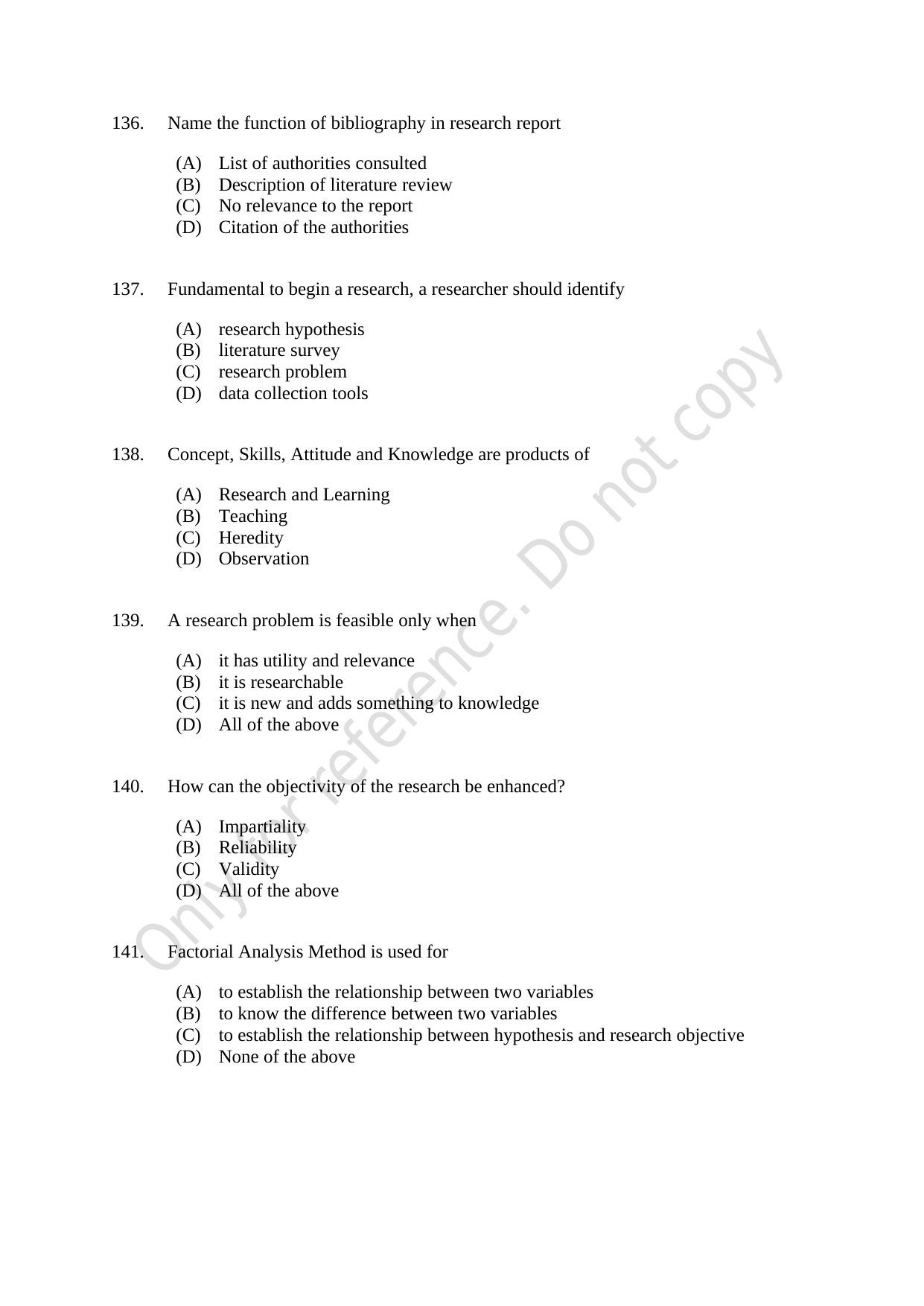 CUSAT CAT 2021 IP IPR (Ph.D) Question Paper - Page 32