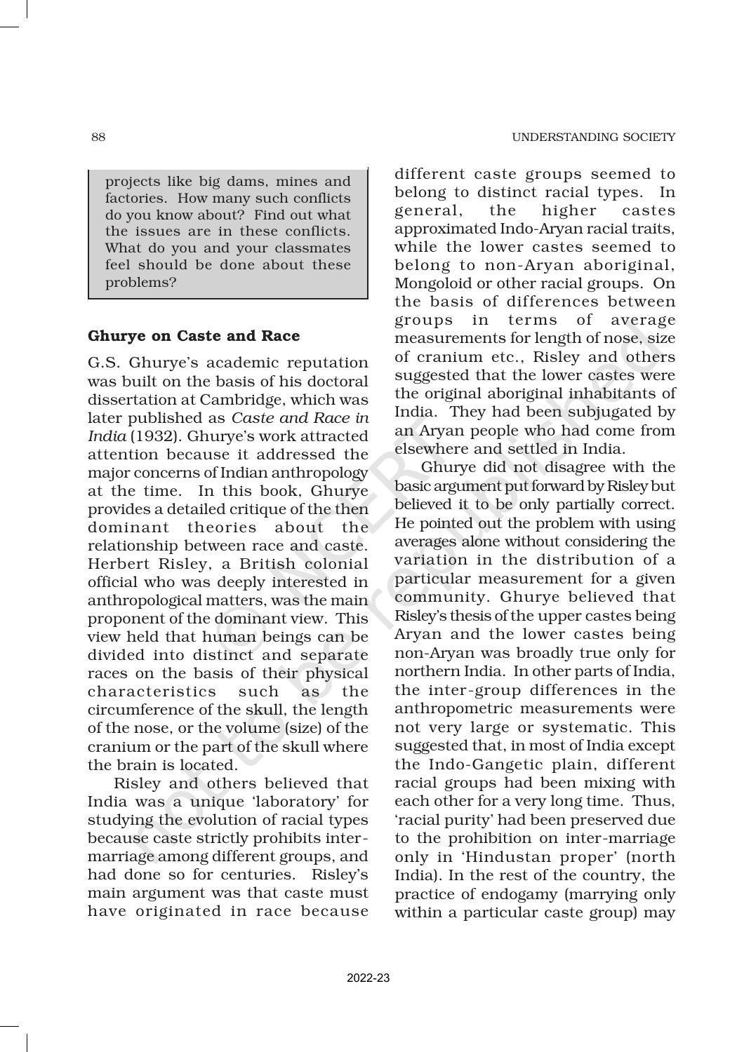 NCERT Book for Class 11 Sociology (Part-II) Chapter 5 Indian Sociologists - Page 6