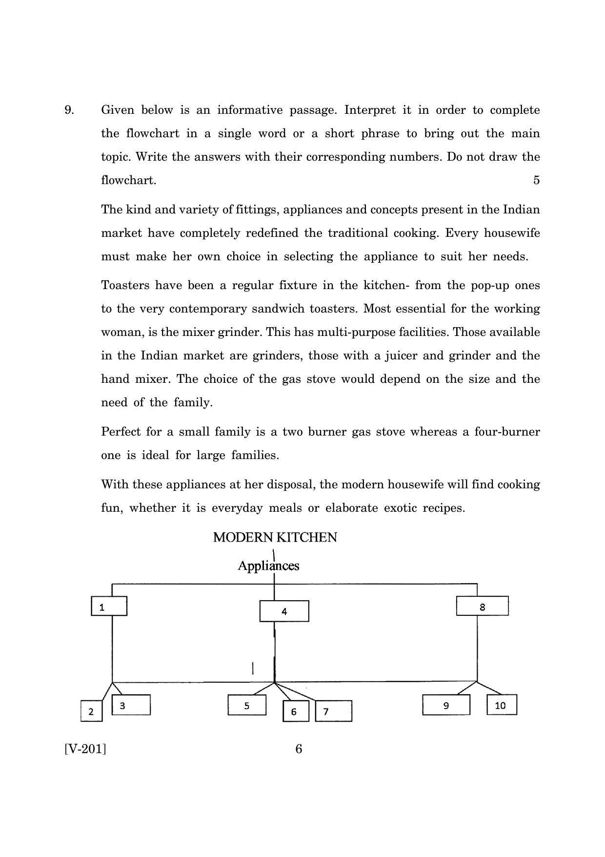 Goa Board Class 12 English Communication Skills  2019 (March 2019) Question Paper - Page 6
