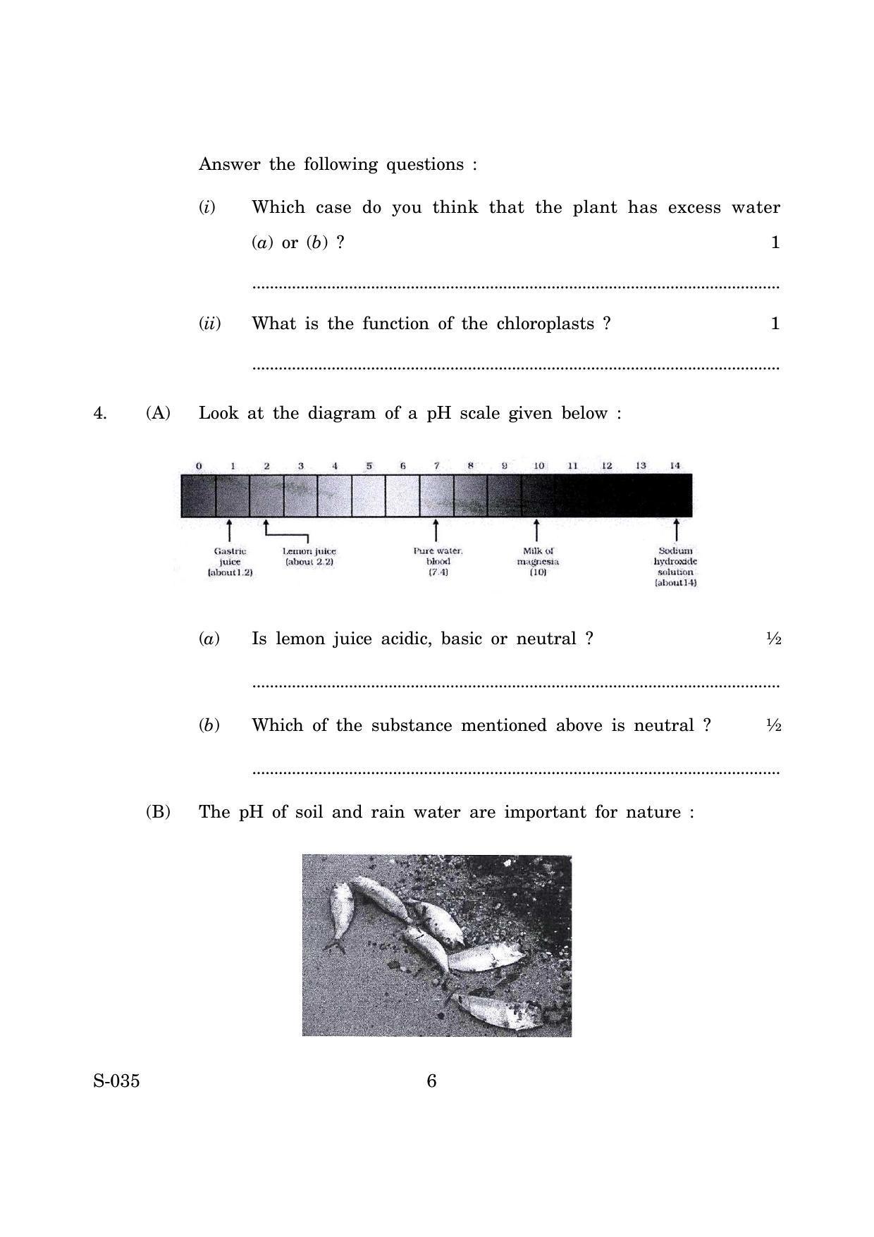 Goa Board Class 10 General Science Cwsn E English (March 2019) Question Paper - Page 6