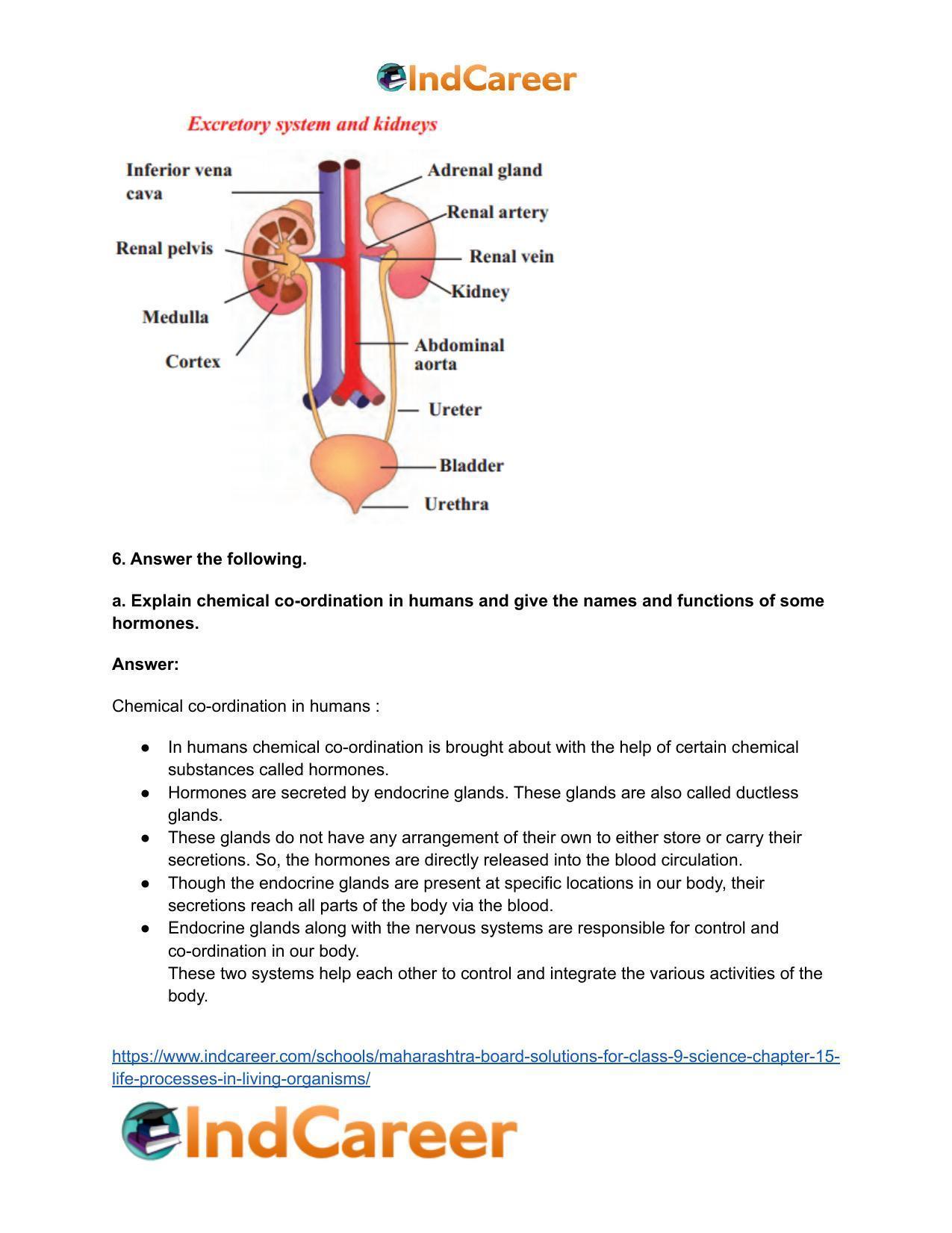 Maharashtra Board Solutions for Class 9- Science: Chapter 15- Life Processes in Living Organisms - Page 10