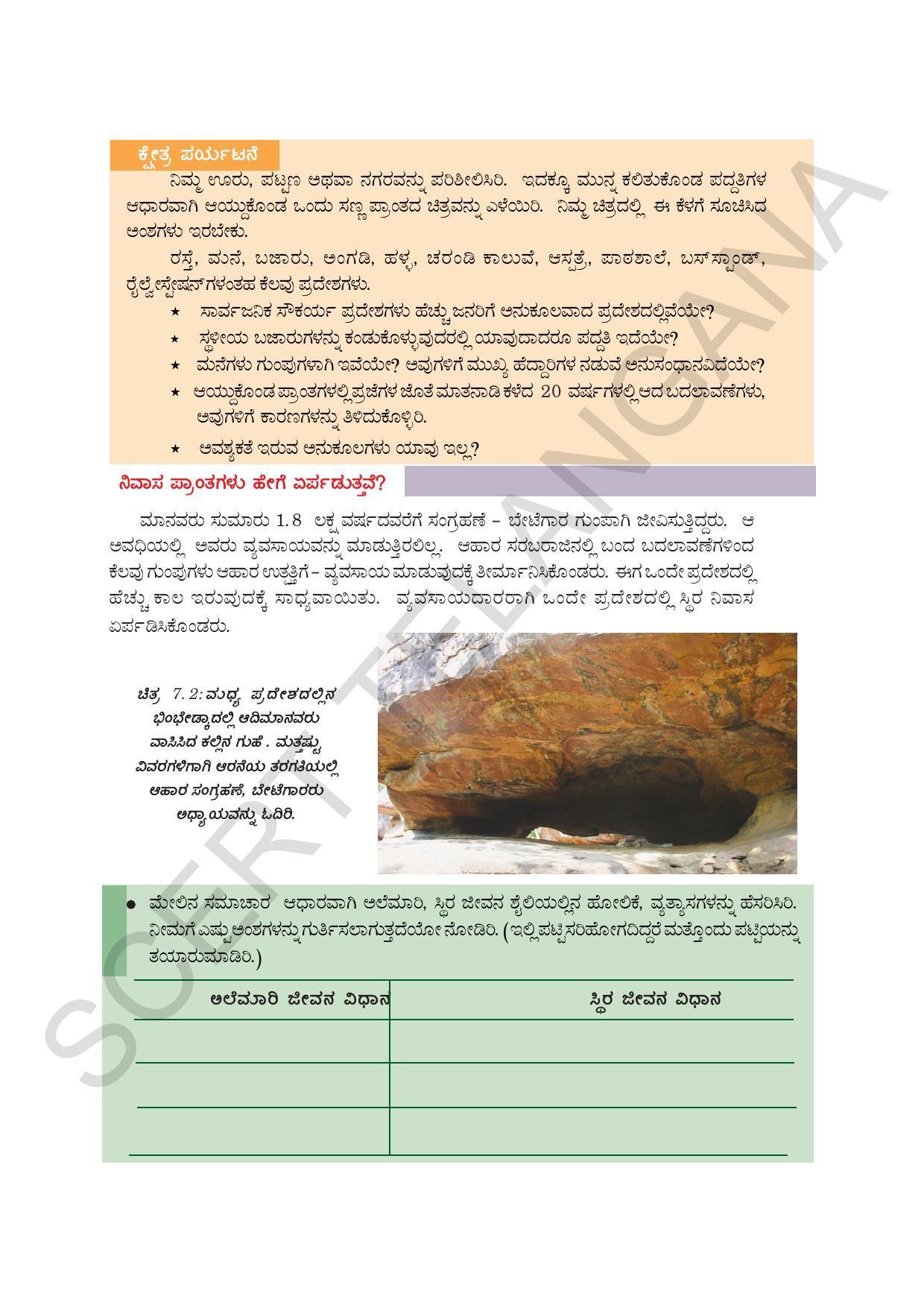TS SCERT Class 10 Social Science (Kannada Medium) Text Book - Page 100