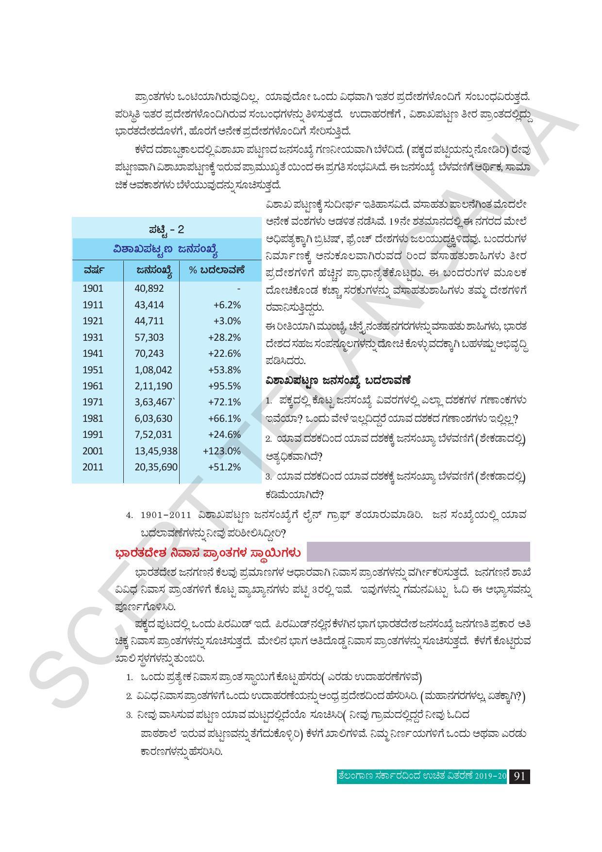 TS SCERT Class 10 Social Science (Kannada Medium) Text Book - Page 103