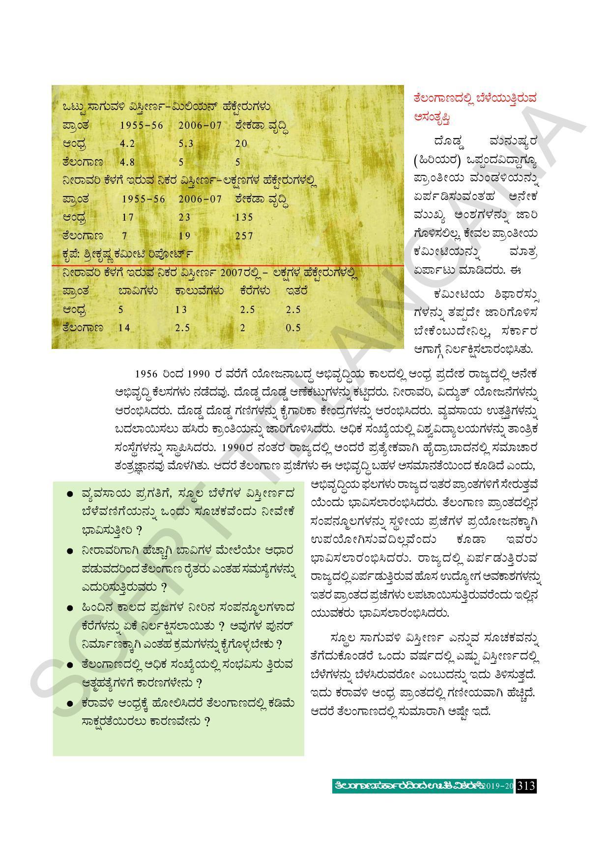 TS SCERT Class 10 Social Science (Kannada Medium) Text Book - Page 325