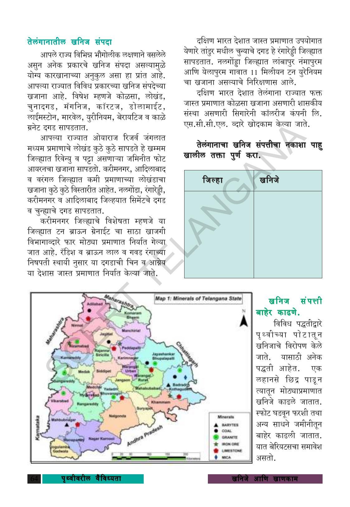TS SCERT Class 8 Social Science (Marathi Medium) Text Book - Page 74