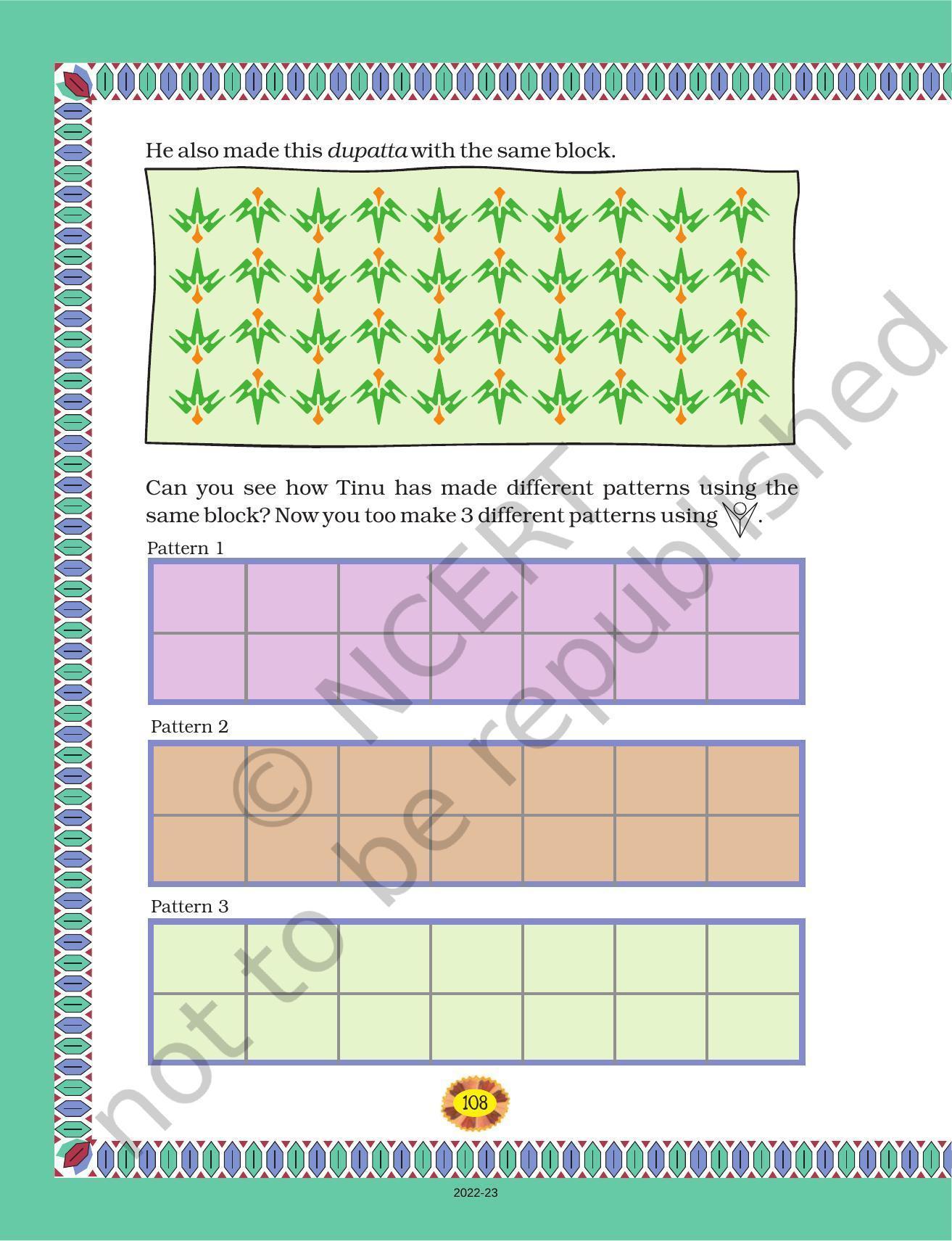 NCERT Book for Class 4 Maths Chapter 10 Play with Patterns - Page 2