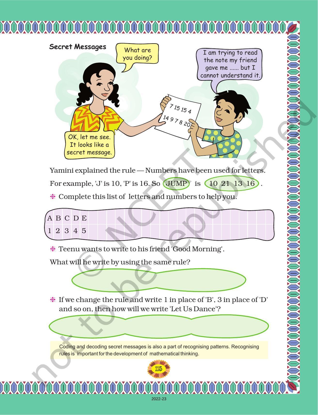 NCERT Book for Class 4 Maths Chapter 10 Play with Patterns - Page 9