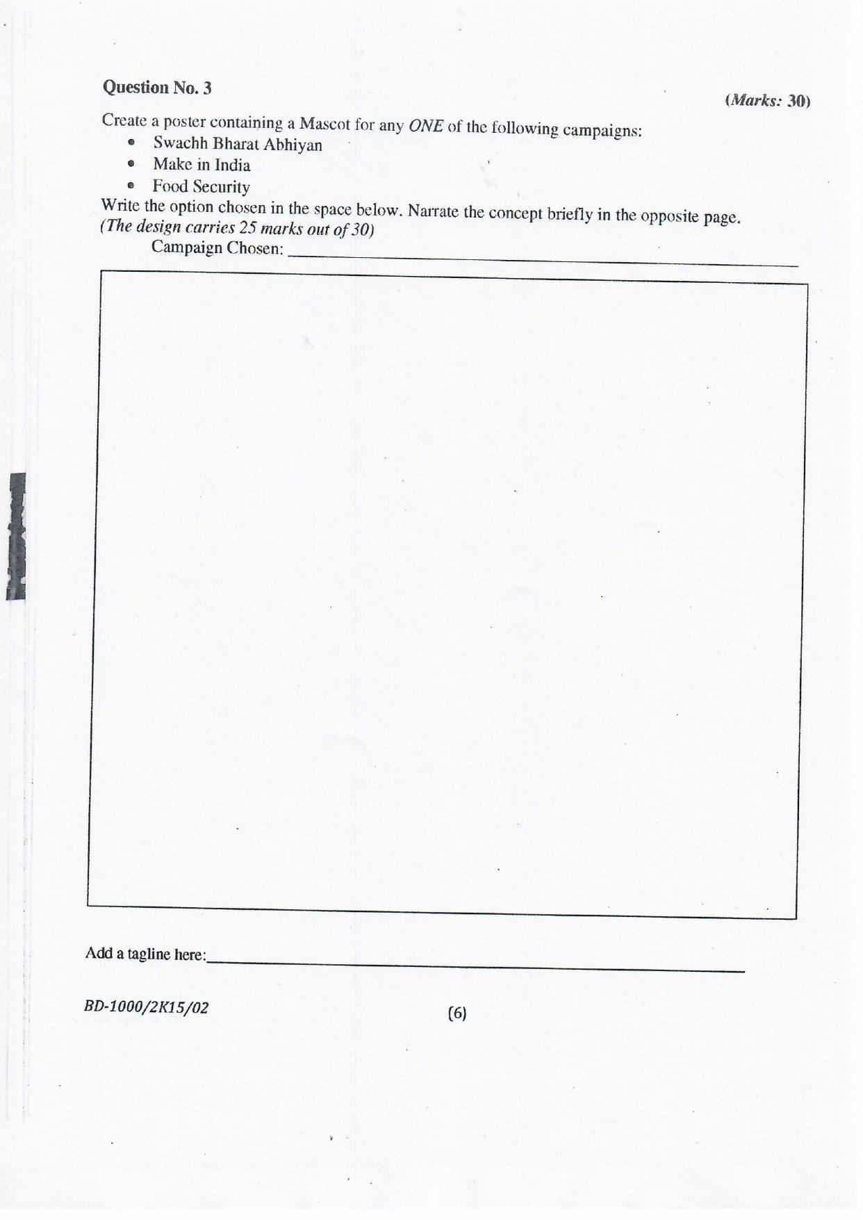 NIFT 2015 Combined Sample Paper - Page 4
