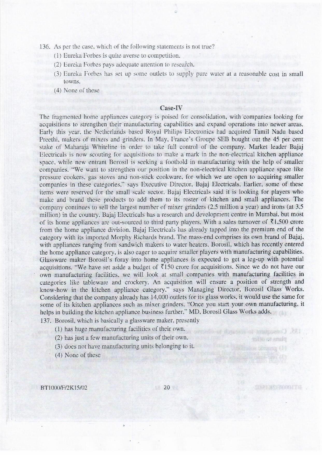 NIFT 2015 Combined Sample Paper - Page 42