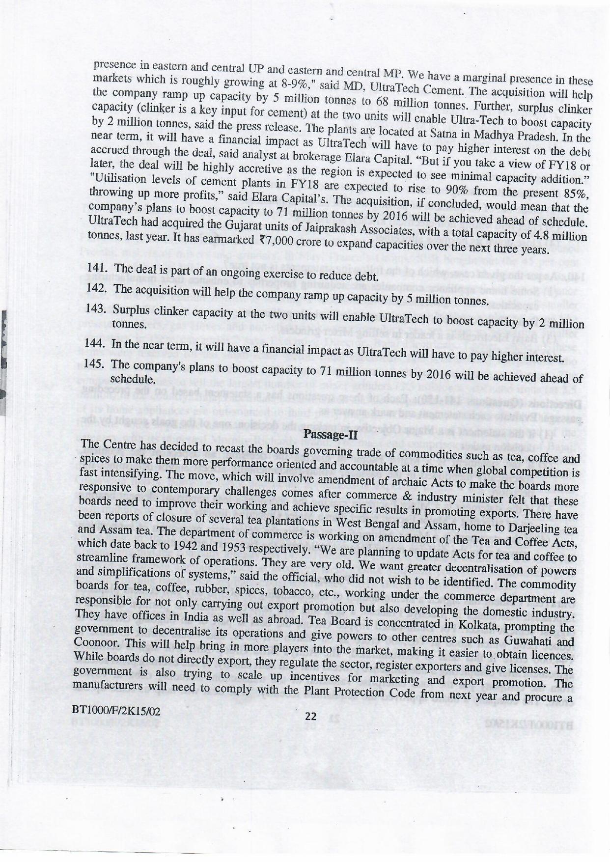 NIFT 2015 Combined Sample Paper - Page 44