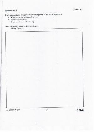 NIFT 2015 Combined Sample Paper
