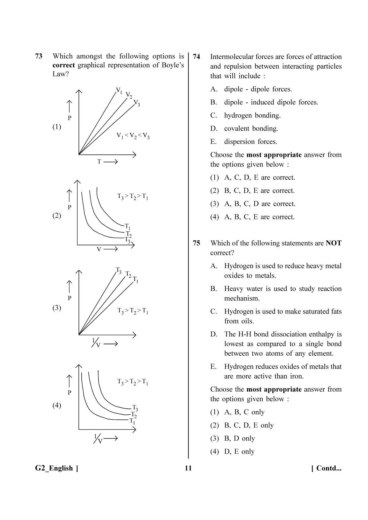 NEET 2023 G2 Question Paper - Page 11