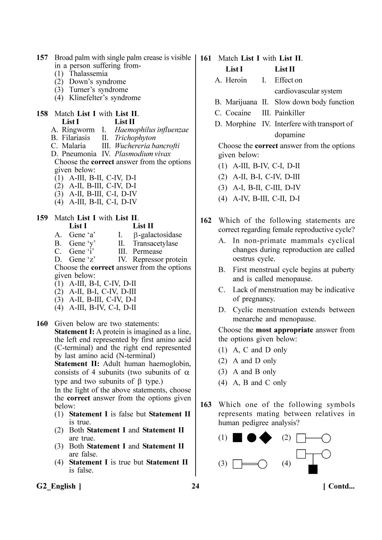 NEET 2023 G2 Question Paper - Page 24