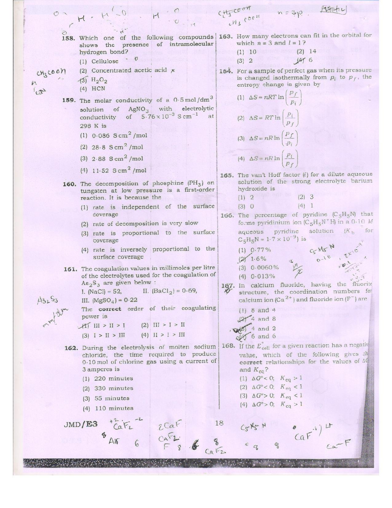 NEET Code RR 2016 Question Paper - Page 18