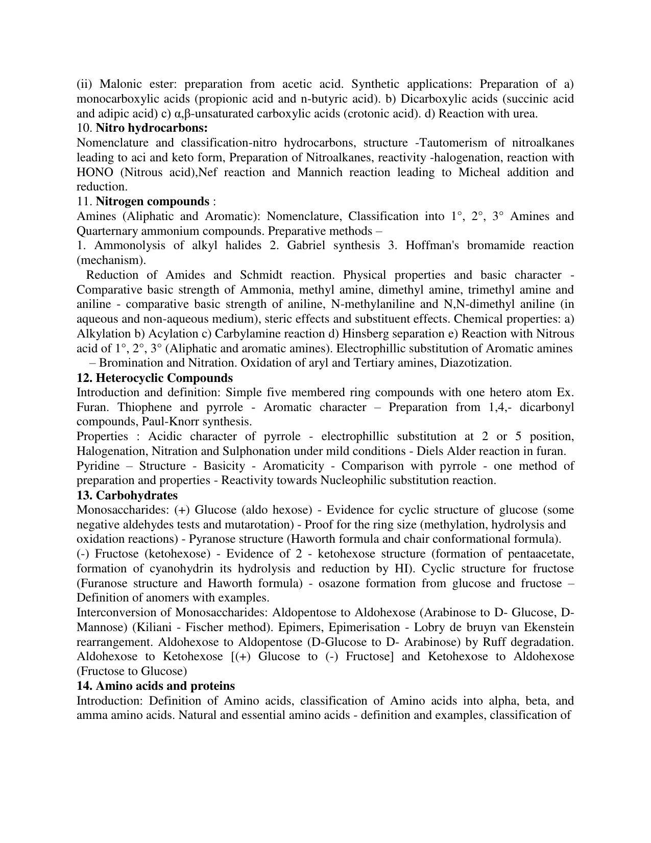 AP PGCET POLYMER SCIENCE Syllabus - Page 3