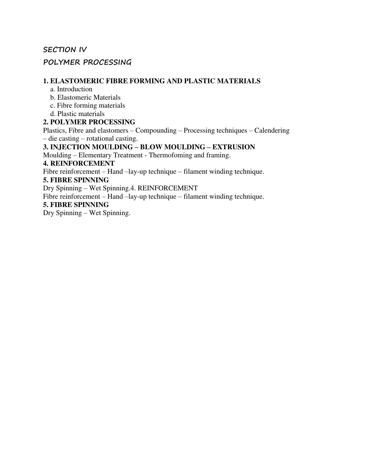 AP PGCET POLYMER SCIENCE Syllabus - Page 13
