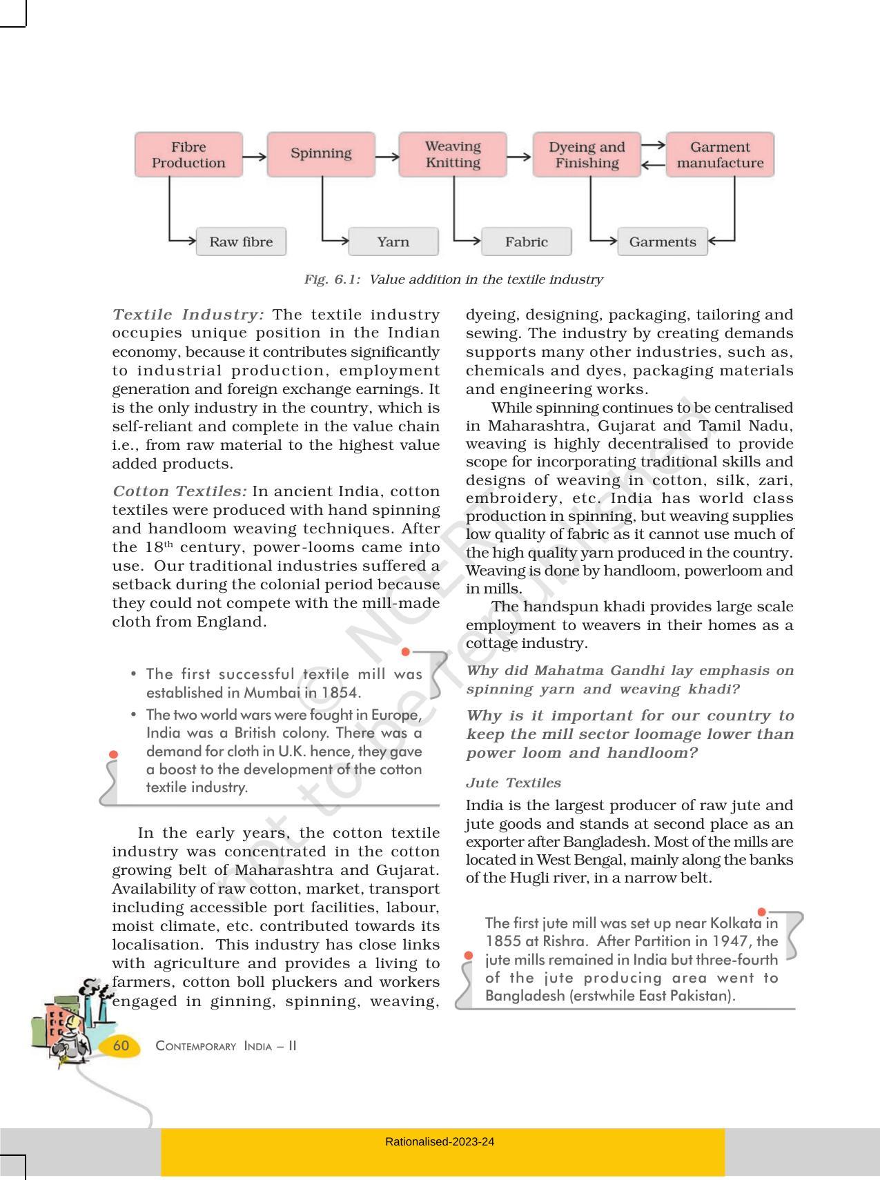 NCERT Book for Class 10 Geography Chapter 6 Manufacturing Industries - Page 3