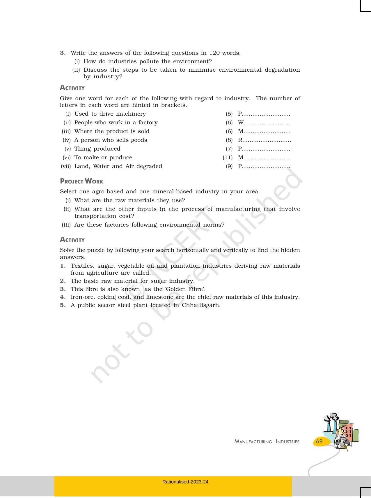 NCERT Book for Class 10 Geography Chapter 6 Manufacturing Industries - Page 12