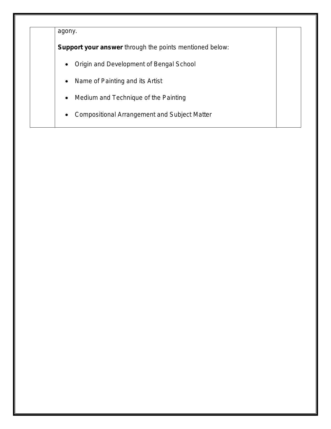 CBSE Class 12 Painting Sample Paper 2024 - Page 7