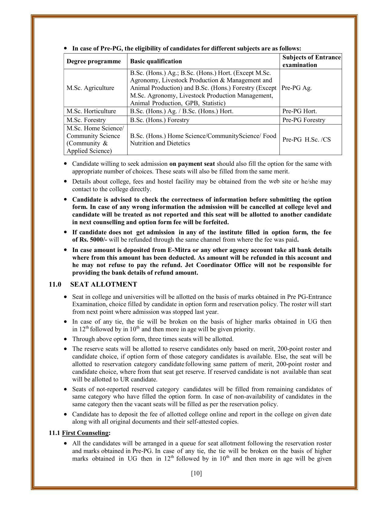 Rajasthan Pre-PG Exam - Page 12