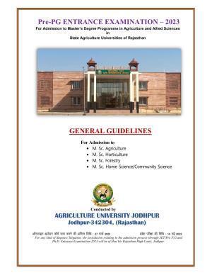 Rajasthan Pre-PG Exam