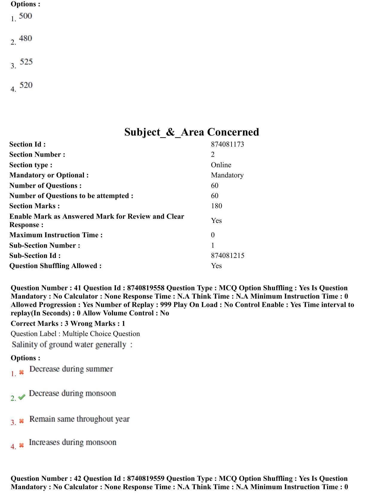 BHU RET Water Management (Agronomy) 2021 Question Paper - Page 24