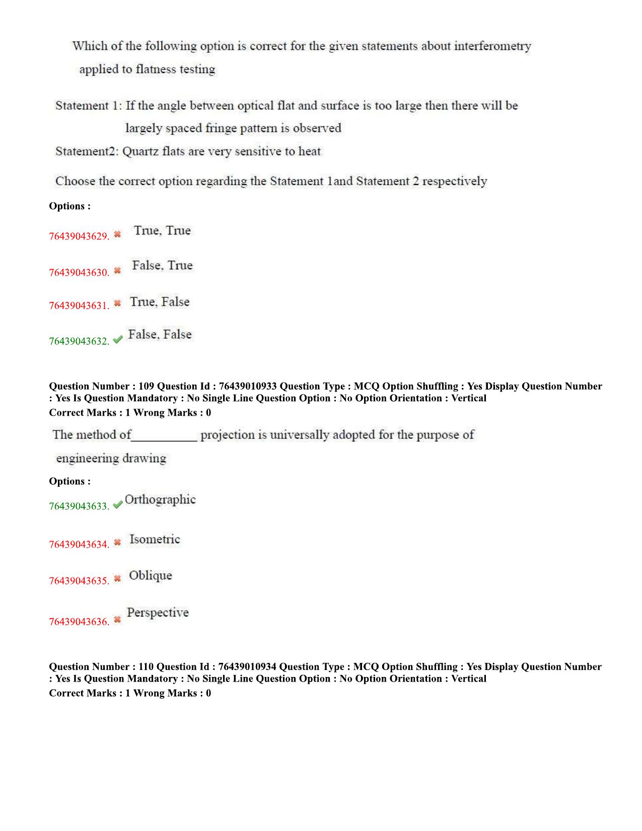 TS ECET 2020 Mechanical Engineering Question Paper - Page 47