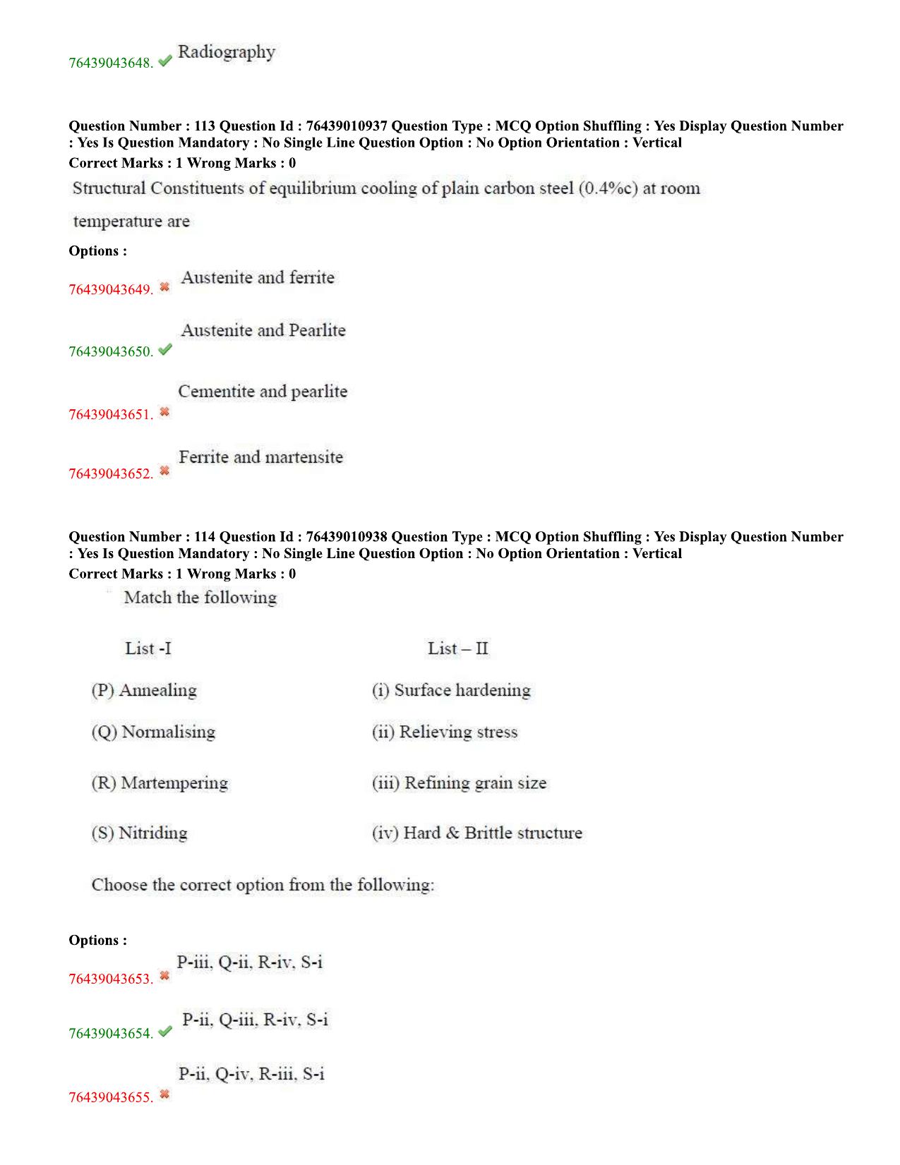 TS ECET 2020 Mechanical Engineering Question Paper - Page 49