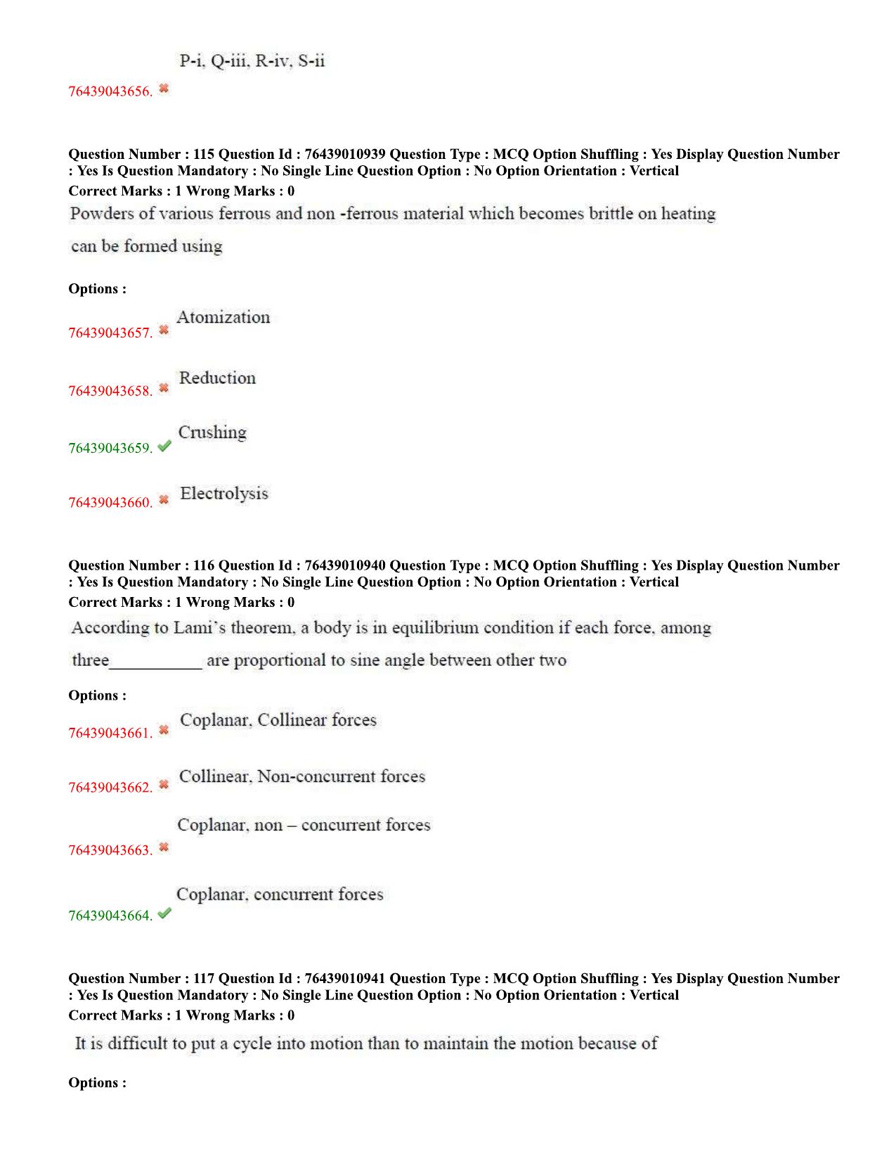 TS ECET 2020 Mechanical Engineering Question Paper - Page 50